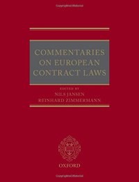 cover of the book Commentaries on European Contract Laws