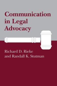 cover of the book Communication in Legal Advocacy