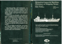 cover of the book Dicionário comercial marítimo: inglês-português = Dictionary of shipping terms: English-Portuguese