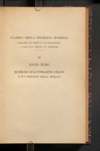 cover of the book Ricerche sull'intelletto umano e sui principii della morale