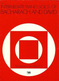 cover of the book Intermediate Piano Solos of Bacharach and David