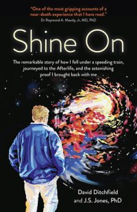 cover of the book Shine on: The Remarkable Story of How I Fell Under a Speeding Train, Journeyed to the Afterlife, and the Astonishing Proof I Brought Back with Me