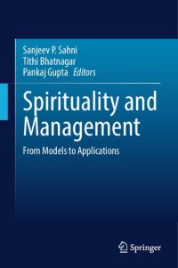 cover of the book Spirituality and Management: From Models to Applications