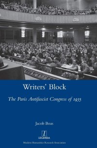 cover of the book Writers' Block: The Paris Antifascist Congress of 1935