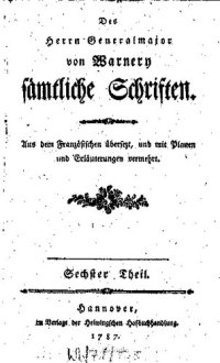 cover of the book Des Herrn Generalmajor von Warnery sämtliche Schriften / Bemerkungen über das türkische und russische Militär