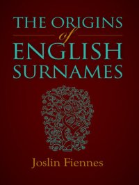 cover of the book Origins of English Surnames