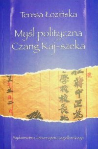 cover of the book Myśl polityczna Czang Kaj-szeka