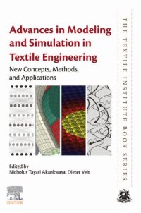 cover of the book Advances in Modeling and Simulation in Textile Engineering: New Concepts, Methods, and Applications