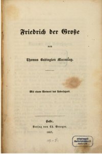 cover of the book Friedrich der Große