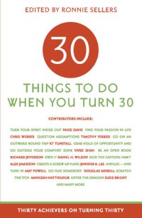 cover of the book 30 Things to Do When You Turn 30: 30 Achievers on Turning 30