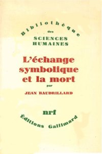 cover of the book L'échange symbolique et la mort