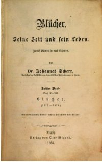 cover of the book Blücher (1813-1819)