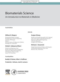 cover of the book Biomaterials science: an introduction to materials in medicine