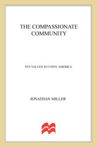 cover of the book The Compassionate Community: Ten Values to Unite America