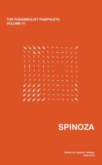 cover of the book The Funambulist Pamphlets 1: Spinoza Imprint: CTM Documents Initiative