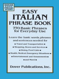 cover of the book Easy Italian Phrase Book: 770 Basic Phrases for Everyday Use