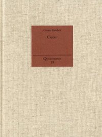 cover of the book Cicero. Person und Lehre im Urteil der Jahrhunderte