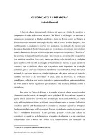 cover of the book Os sindicatos e a ditadura