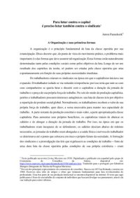 cover of the book Para lutar contra o capital é preciso lutar também contra o sindicato