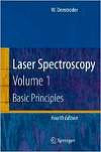 cover of the book Laser Spectroscopy: Vol. 1 Basic Principles