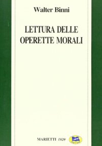 cover of the book Lettura delle Operette Morali