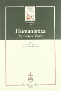 cover of the book Humanistica. Per Cesare Vasoli