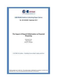 cover of the book The Impact of Deposit Dollarization on Financial Deepening