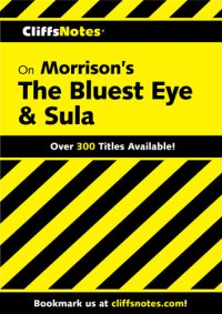 cover of the book CliffsNotes on Morrison's The Bluest Eye & Sula