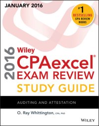 cover of the book Wiley Cpaexcel Exam Review 2016 Study Guide January: Auditing and Attestation