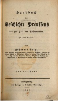 cover of the book Handbuch der Geschichte Preußens bis zur Zeit der Reformation