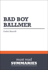 cover of the book Bad Boy Ballmer - Fredric Maxwell