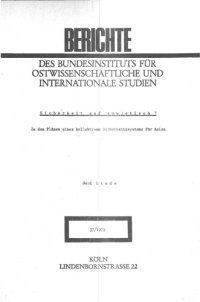 cover of the book Sicherheit auf sowjetisch? Zu den Plänen eines kollektiven Sicherheitssystems für Asien