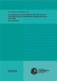 cover of the book A comparative note about estimation of the fractional parameter under additive outliers