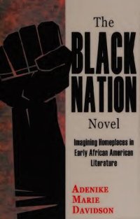 cover of the book The Black Nation Novel: Imagining Homeplaces in Early African American Literature