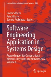 cover of the book Software Engineering Application in Systems Design: Proceedings of 6th Computational Methods in Systems and Software 2022, Volume 1