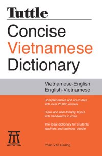 cover of the book Tuttle Concise Vietnamese Dictionary: Vietnamese-English English-Vietnamese