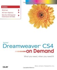 cover of the book Adobe Dreamweaver CS4 on Demand