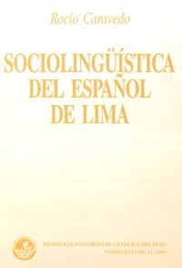 cover of the book Sociolingüística del español de Lima