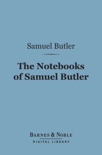 cover of the book The Notebooks of Samuel Butler