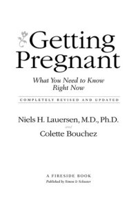 cover of the book Getting Pregnant: What Couples Need to Know Right Now