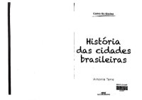 cover of the book História das cidades brasileiras