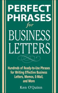 cover of the book Perfect Phrases for Business Letters