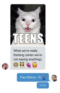 cover of the book Teens: what we're really thinking (when we're not saying anything)