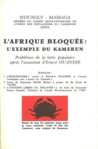 cover of the book L'Afrique bloquée : l'exemple du Kamerun. Problèmes de la lutte populaire après l'assassinat d'Ernest Ouandié