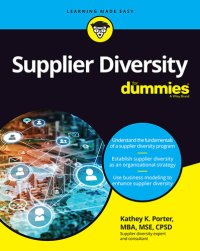 cover of the book Supplier Diversity For Dummies