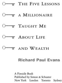 cover of the book The Five Lessons a Millionaire Taught Me About Life and Wealth