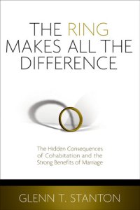 cover of the book The Ring Makes All the Difference: The Hidden Consequences of Cohabitation and the Strong Benefits of Marriage