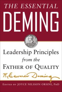 cover of the book The Essential Deming: Leadership Principles from the Father of Quality