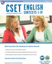 cover of the book CSET English Subtests I-IV Book + Online