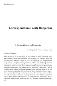 cover of the book Correspondence